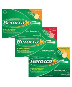 Berocca 钙镁锌+维B+维C泡腾片 45片 * 两盒[包邮] Effervescent
