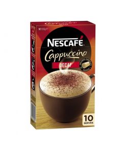 Nescafe Coffee雀巢咖啡 卡布奇诺低咖啡因 10条