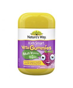 Kids Smart佳思敏 儿童复合维生素+蔬菜软糖 60粒 补充多种维生素 Multi Vitamin+Vegies
