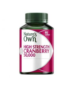 Natures Own 高浓度蔓越莓胶囊 50000mg 90粒 Cranberry