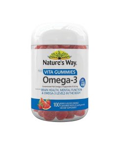 Nature's Way 成人鱼油软糖 100粒 Vita Gummies Omega
