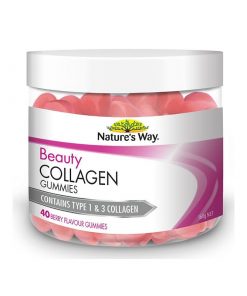 Natures Way 美丽胶原蛋白软糖 40粒 浆果味 Beauty Collagen Gummies