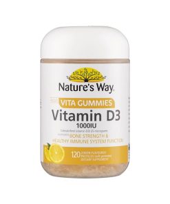 Nature's Way 成人维生素D3软糖 1000IU 120粒 Vitamin D3 补维D