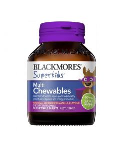 Blackmore澳佳宝 小超人多元维生素咀嚼片 60粒 草莓+香草味 Superkids Multi Chewables