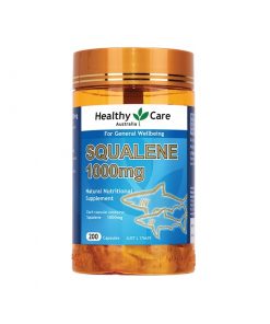 Healthy Care 角鲨烯胶囊 1000mg 200粒 延缓衰老 增强人体健康 Squalene