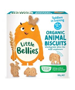 Baby Bellies 婴儿辅食 有机动物饼干 12个月+ Animal Biscuits
