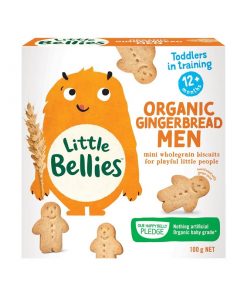 Baby Bellies 婴儿辅食 有机姜饼人饼干 12个月+ Gingerbread Men
