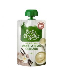 Only Organic 婴儿辅食 6个月+ 香草豆蛋奶粥 120克 Vanilla Bean Custard