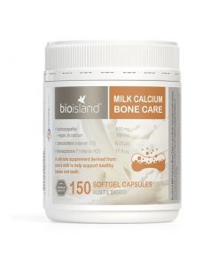 Bio Island 乳钙护骨软胶囊 150粒 钙片+维生素D3+维生素K2 Milk Calcium Bone Care