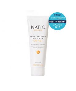 Natio娜迪奥 广谱防晒霜SPF 50+ 100毫升 含芦荟和维E Broad Spectrum Sunscreen