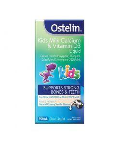 Ostelin 儿童乳钙+维生素D3滴剂 90毫升 Kids Milk Calcium & Vitamin D3