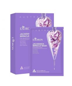 Eaoron 水光针蓝花楹奇迹面膜紫色 5片装 修护舒缓 镇静补水 Jacaranda Miracle Mask