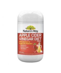 Nature's Way 苹果醋瘦身饮食片 60粒 提高糖和脂肪代谢 Apple Cider Vinegar Diet