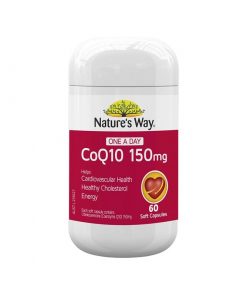 Nature's Way 辅酶Q10 150mg 60粒 强力抗氧化 支持心血管健康 减少偏头痛