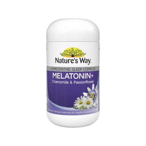 Nature's Way 褪黑素助睡眠 60粒 顺势疗法助眠 Melatonin