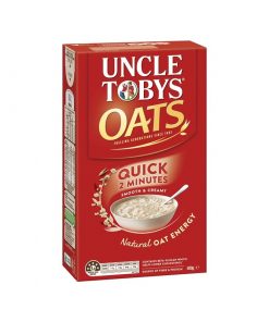 Uncle Tobys 速食燕麦片 500克 微波炉2分钟 高蛋白质+纤维 Oats Quick