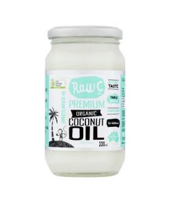 Raw C 有机椰子油 330毫升 烹饪护肤均可 Organic Coconut Oil