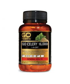 GO Healthy 西芹籽精华 高剂量16000mg 60粒 芹菜籽利尿 缓解风湿