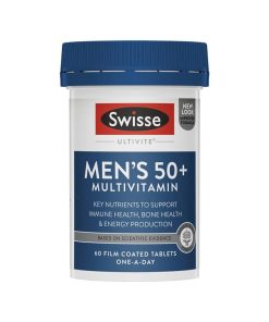 Swisse 男士50+复合维生素片 60粒 Men Ultivite 50+
