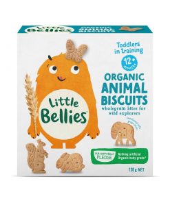 Little Bellies 婴儿辅食 有机动物饼干 12个月+ 130克 Animal Biscuits
