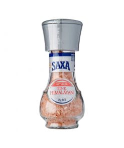 Saxa 喜马拉雅粉盐颗粒+研磨头 95克 Pink Himalayan Salt Grinder
