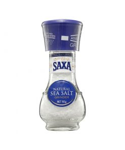 Saxa 天然海盐颗粒+研磨头 95克 Natural Sea Salt Grinder