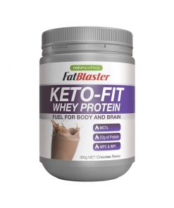FatBlaster 生酮乳清蛋白粉奶昔 巧克力味 300克 Keto Fit Whey Protein Chocolate
