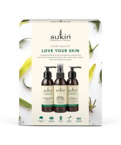 Sukin 珍爱你的肌肤护肤三件套 洁面+爽肤水+面霜 Sukin 3 Step Face Kit Love Your Skin