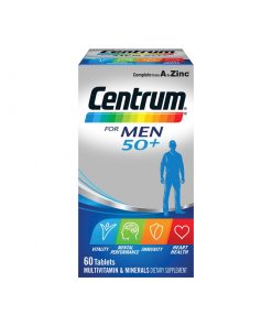 Centrum善存 50+男性复合维生素+矿物元素配方 60粒 Men 50+ Multivitamin Tablets