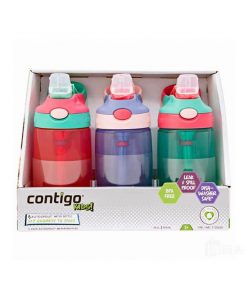 Contigo 儿童水杯套装 414毫升*三个装 Kids Water Bottle Set