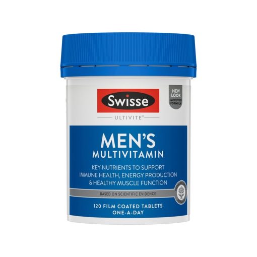 Swisse 男性成人复合维生素 120粒 53种维生素矿物质营养素 成人男士复维 Men Ultivite Multivitamin