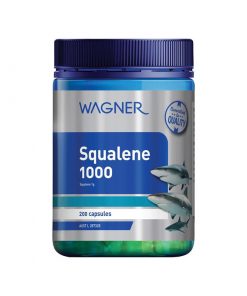 Wagner 角鲨烯胶囊 200粒 维护免疫系统 抗氧化 Squalene 1000mg