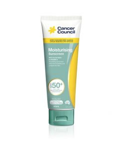 Cancer Council癌症协会 保湿防晒霜 SPF50+ 110毫升 芦荟+维E滋润 4小时防水 Sunscreen Moisturising Tube