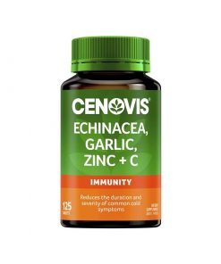 Cenovis 紫锥菊+大蒜+锌+维C复合片 125粒 增强免疫力 减轻上呼吸道感染 提高对抗感冒能力