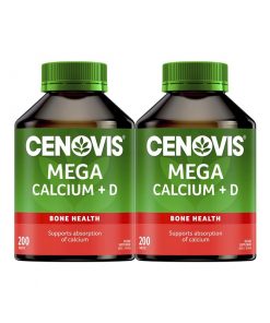 Cenovis 钙片+维D 200粒 * 两瓶 高含量钙+维生素D 含铁+锰+镁