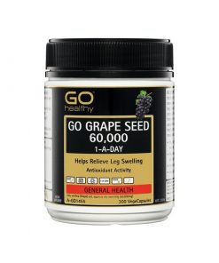 GO Healthy 葡萄籽精华 60000mg 300粒 健康血管 高抗氧化性 恢复皮肤健康 Grape Seed