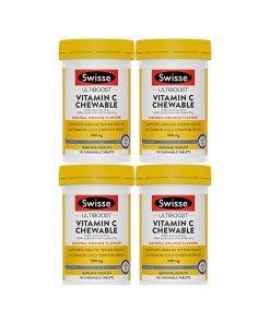 Swisse 维生素C咀嚼片 500毫克 110粒 * 四瓶 [包邮] Vitamin C Chewable