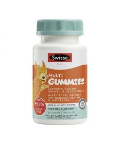 Swisse 儿童复合维生素软糖 60粒 2-12岁咀嚼片 综合补充维生素及矿物质 Kids Multi Gummies
